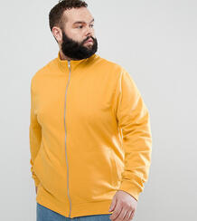 Желтая спортивная куртка из трикотажа ASOS DESIGN Plus - Желтый 1222907