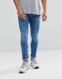 Супероблегающие джинсы Pull&Bear - Синий 1215268