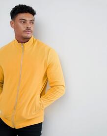 Желтая трикотажная спортивная куртка ASOS DESIGN - Желтый 1222906