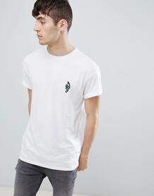 Белая футболка с вышитой змеей New Look - Белый 1304353