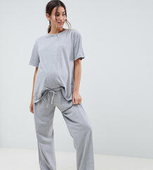 Комбинируемые пижамные брюки ASOS DESIGN Maternity - Серый Asos Maternity 1262621