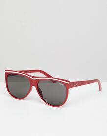 Солнцезащитные очки кошачий глаз в полоску Quay Australia Hollywood Ni 1301980