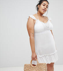 Белое пляжное платье River Island Plus - Белый 1294217
