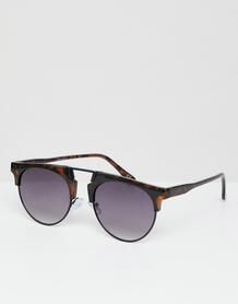 Круглые солнцезащитные очки в черепаховой оправе Jeepers Peepers 1282368