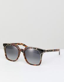 Квадратные солнцезащитные очки в черепаховой оправе Pared - Коричневый Pared Sunglasses 1221162