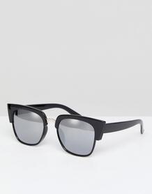 Черные большие солнцезащитные очки в квадратной оправе Glamorous 1253721