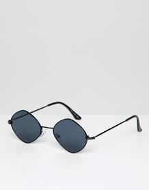 Черные овальные солнцезащитные очки ALDO - Черный 1244616
