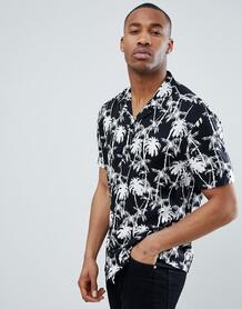 Oversize-рубашка с гавайским принтом и отложным воротником ASOS DESIGN 1237342