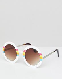 Круглые белые солнцезащитные очки Spitfire - Белый 1312750