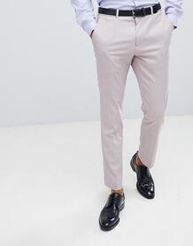 Розовые фактурные брюки Burton Menswear - Розовый 1317187