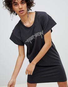 Платье-футболка с логотипом Cheap Monday - Черный 1282726