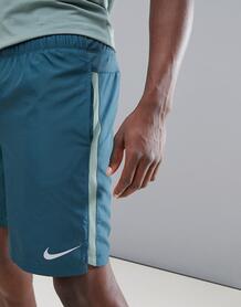 Зеленые шорты длиной 9 дюймов Nike Running Dry Challenger 908800-328 1206650