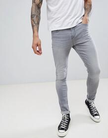 Супероблегающие серые джинсы LDN DNM - Серый 1307453
