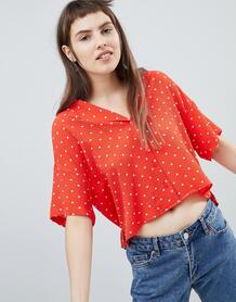 Укороченная блузка Monki - Красный 1268354