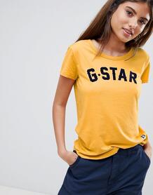 Желтая футболка с логотипом G-Star - Желтый 1284153