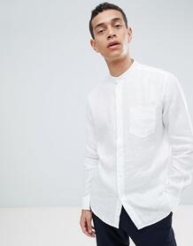 Белая льняная рубашка с воротником на пуговицах United Colors Of Benet United Colors of Benetton 1285275
