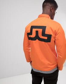 Оранжевая куртка с логотипом J Lindeberg - Оранжевый J.Lindeberg 1246368