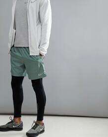 Зеленые шорты длиной 7 дюймов Nike Running Dry Challenger 908798-365 1206647