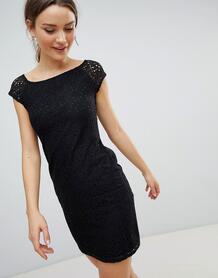Платье-футляр с кружевной отделкой Zibi London - Черный 1279501