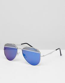 Солнцезащитные очки-авиаторы с цветными стеклами Jeepers Peepers 1267137