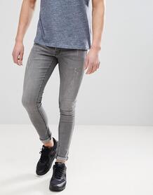 Серые джинсы скинни Hoxton Denim - Серый 1176567