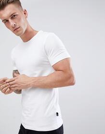 Белая обтягивающая футболка Burton Menswear - Белый 1311326