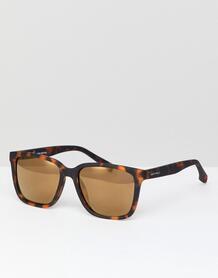 Квадратные солнцезащитные очки в коричневой оправе Jack Wills 1264767
