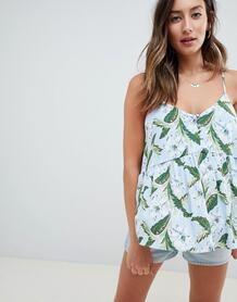 Свободный топ на пуговицах в гавайском стиле ASOS DESIGN - Мульти Asos Maternity 1248227