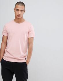 Эластичная розовая футболка с круглым вырезом Lindbergh - Серый 1294498