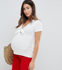 Футболка для беременных с завязками New Look Maternity - Белый 1292597