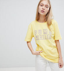 Oversize-футболка из органического хлопка Puma - Желтый 1291418