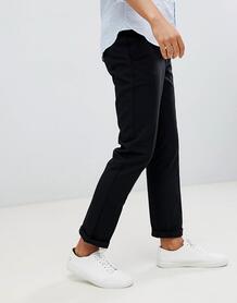 Черные брюки из рогожки Farah Elm - Черный 1218357