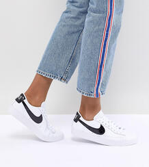 Бело-черные кроссовки Nike Blazer - Белый 1202425