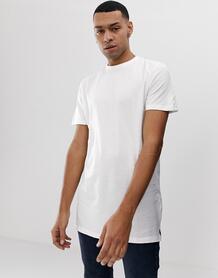Белая удлиненная футболка New Look - Белый 1279934