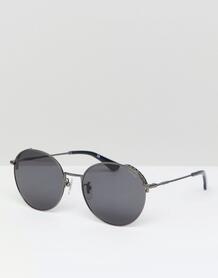 Черные круглые солнцезащитные очки Police - Черный 1269665