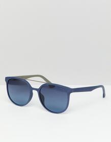 Синие солнцезащитные очки в квадратной оправе Police - Синий 1269656