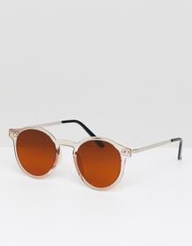 Светло-коричневые круглые солнцезащитные очки Spitfire - Коричневый 1243599