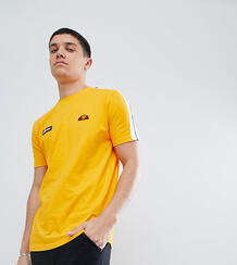 Желтая футболка с отделкой кантом на рукавах ellesse - Оранжевый 1232542