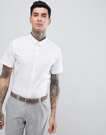 Эластичная рубашка с короткими рукавами Process Black - Белый 1220226
