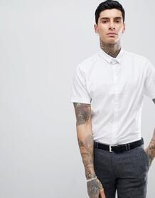 Эластичная рубашка с короткими рукавами Process Black - Белый 1220222