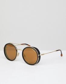 Круглые солнцезащитные очки Carrera - Золотой 1231487