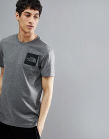 Серая меланжевая футболка с логотипом The North Face - Серый 1230816