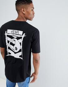 Oversize-футболка с принтом Le Breve - Черный 1205150