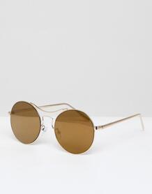 Круглые солнцезащитные очки AJ Morgan - Золотой 1284254
