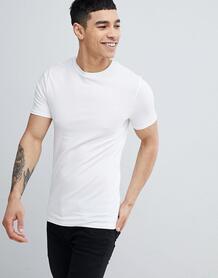 Белая обтягивающая футболка River Island - Белый 1279528