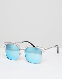 Солнцезащитные очки-авиаторы с зеркальными стеклами AJ Morgan 1284242