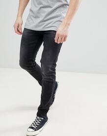 Черные выбеленные джинсы скинни Saints - Черный Saints Row 1177873