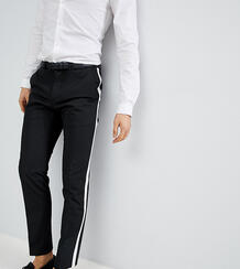 Облегающие брюки с полосками по бокам Noak - Черный 1237466