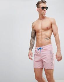 Розовые шорты для плавания Napapijri Varco - Розовый 1235478