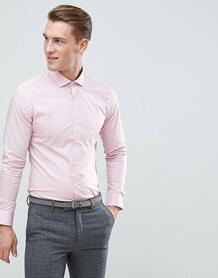 Розовая узкая рубашка Moss London - Синий MOSS BROS 1267371